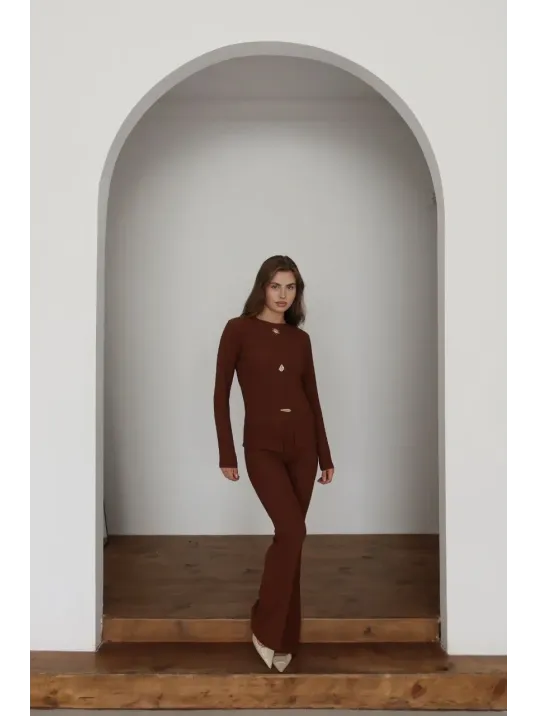 Ottoman Alt Üst Takım Kahve Pt510442