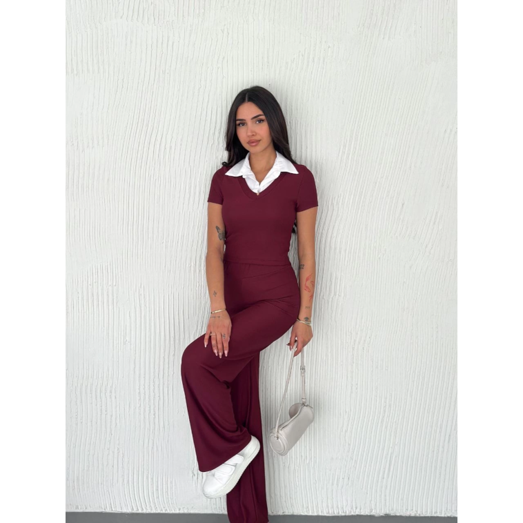 Ottoman kumaş beyaz gömlek yaka takım s4142 Ottoman kumaş beyaz gömlek yaka takım s4142