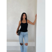 Ottoman toka askılı bluz siyah s4194 Ottoman toka askılı bluz siyah s4194