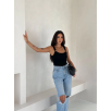 Ottoman toka askılı bluz siyah s4194 Ottoman toka askılı bluz siyah s4194