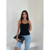 Ottoman toka askılı bluz siyah s4194 Ottoman toka askılı bluz siyah s4194