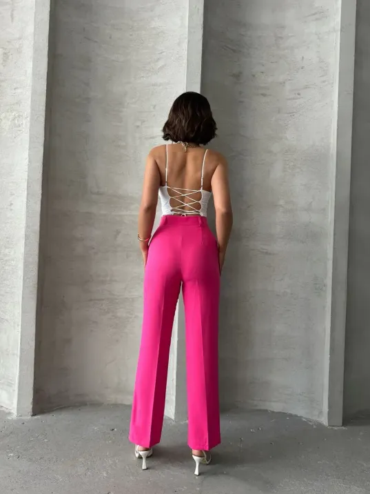 Palazzo Fuşya Pantolon
