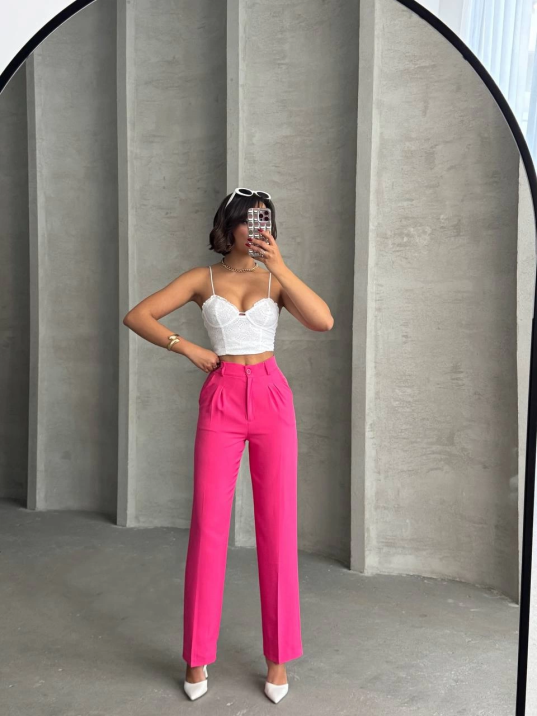 Palazzo fuşya pantolon Palazzo fuşya pantolon