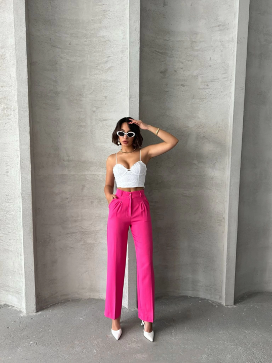 Palazzo fuşya pantolon Palazzo fuşya pantolon