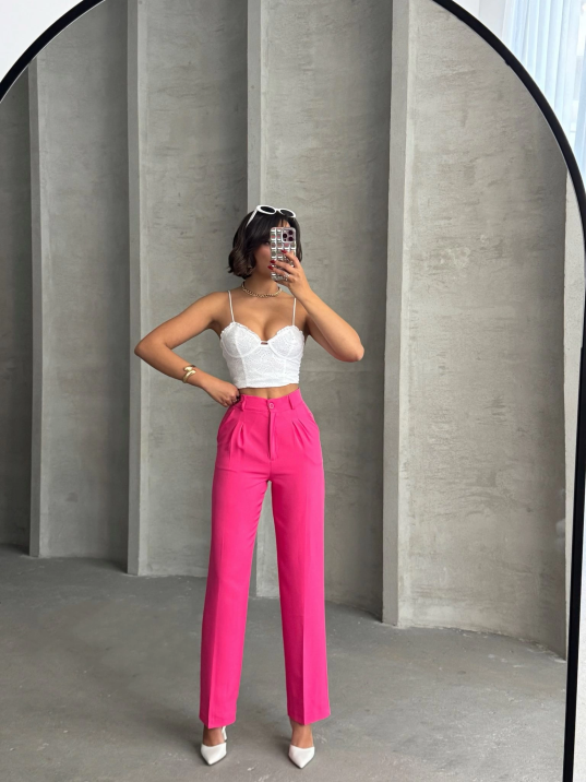 Palazzo fuşya pantolon Palazzo fuşya pantolon