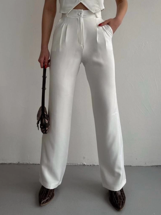 Palazzo pantolon beyaz s23211 Palazzo pantolon beyaz s23211
