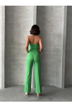 Palazzo Pantolonlu Alt Üst Takım Yeşil