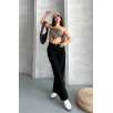 Palazzo straight enzim süper taş yıkama jeans pantolon siyah d2008 Palazzo straight enzim süper taş yıkama jeans pantolon siyah d2008