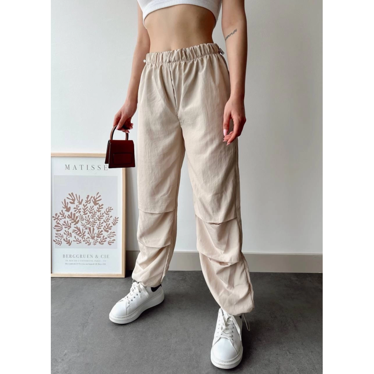 Paraşüt pantolon bej Paraşüt pantolon bej