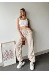 Paraşüt Pantolon Bej
