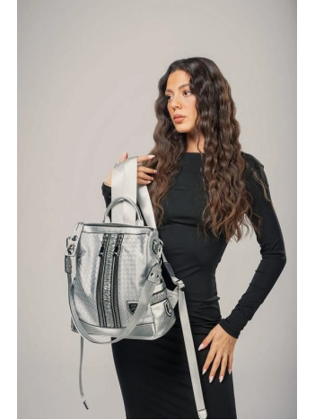 Pely Gri Cilt Kol Ve Sırt Çantası