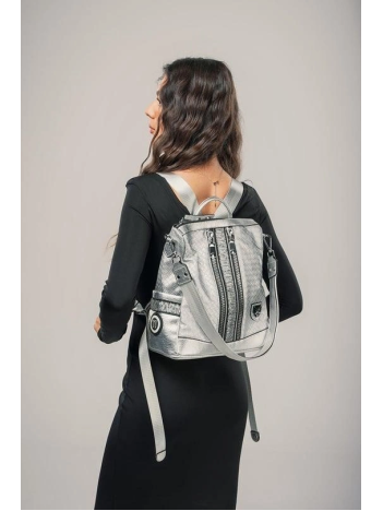 Pely Gri Cilt Kol Ve Sırt Çantası