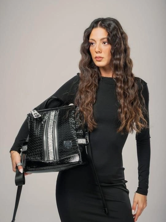 Pely Siyah Cilt Kol Ve Sırt Çantası