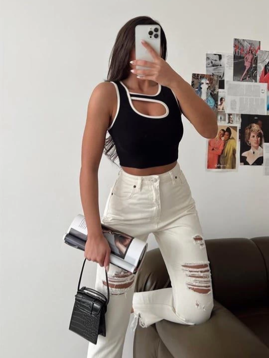 Pencereli kaşkorse crop