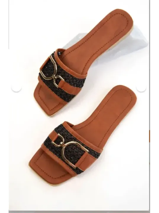 Pıer Siyah Cilt Terlik