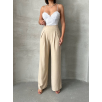 Pileli keten pantolon s255046 Pileli keten pantolon s255046