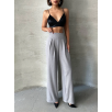 Pileli keten pantolon s255046 Pileli keten pantolon s255046