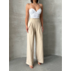 Pileli keten pantolon s255046 Pileli keten pantolon s255046