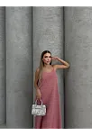 Piliseli Uzun Elbise
