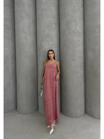 Piliseli Uzun Elbise