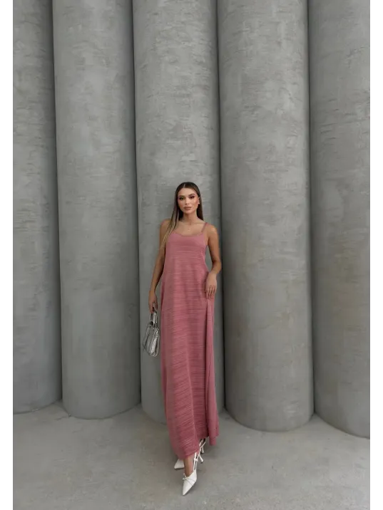 Piliseli Uzun Elbise