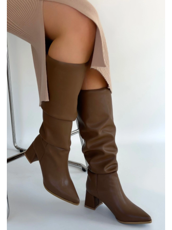 Pitay Vizon Cilt Topuklu Çizme