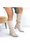 Pitay Ten Cilt Topuklu Çizme