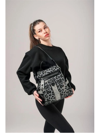 Poge Gri Cilt Kol Ve Sırt Çantası