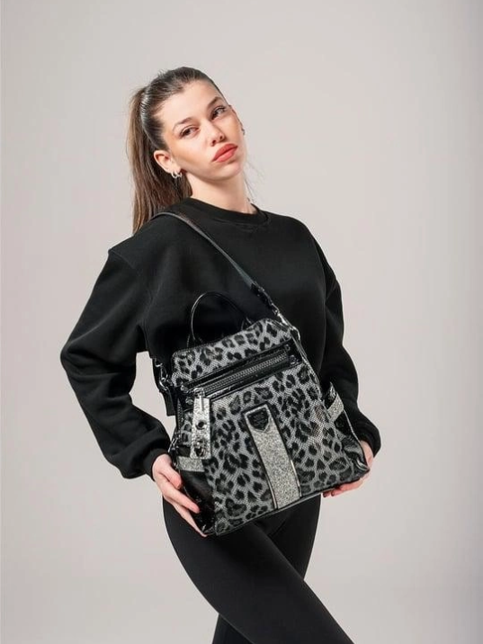 Poge Gri Cilt Kol Ve Sırt Çantası