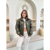 Puffer kısa mont haki st25534