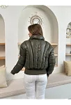 Puffer Kısa Mont Haki St25534
