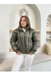 Puffer Kısa Mont Haki St25534