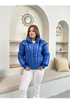Puffer Kısa Mont Mavi St25534