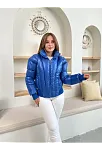 Puffer Kısa Mont Mavi St25534