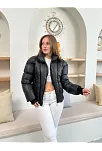 Puffer Kısa Mont Siyah St25534