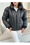 Puffer Kısa Mont Siyah St25534