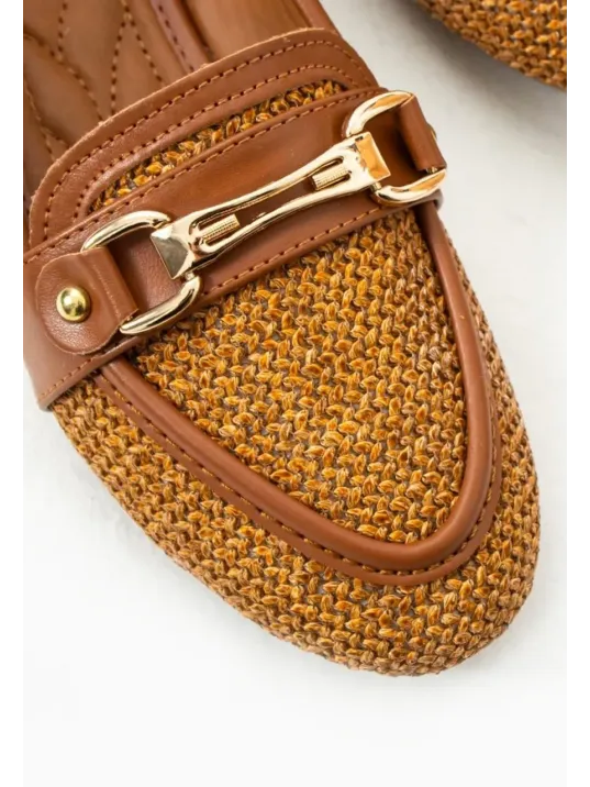 Rain Taba Cilt Babet Ayakkabı Rain Taba Cilt Babet Ayakkabı