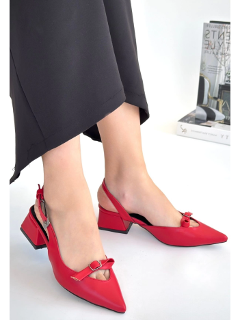 Rewat Kırmızı Cilt Topuklu Ayakkabı Rewat Kırmızı Cilt Topuklu Ayakkabı