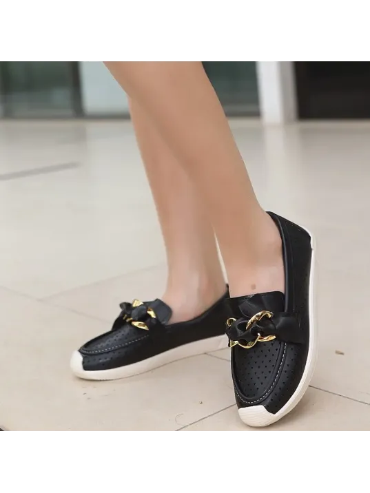 Riwan Siyah Cilt Babet Ayakkabı Riwan Siyah Cilt Babet Ayakkabı