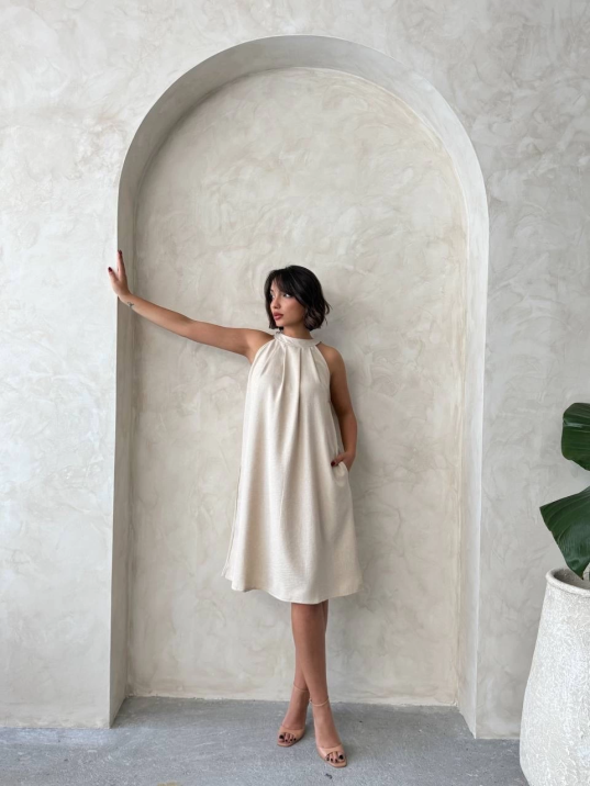 Salaş keten elbise Salaş keten elbise