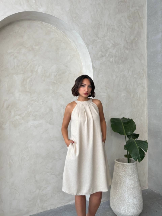 Salaş keten elbise Salaş keten elbise