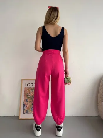 Şalvar Pantolon Fuşya S23202
