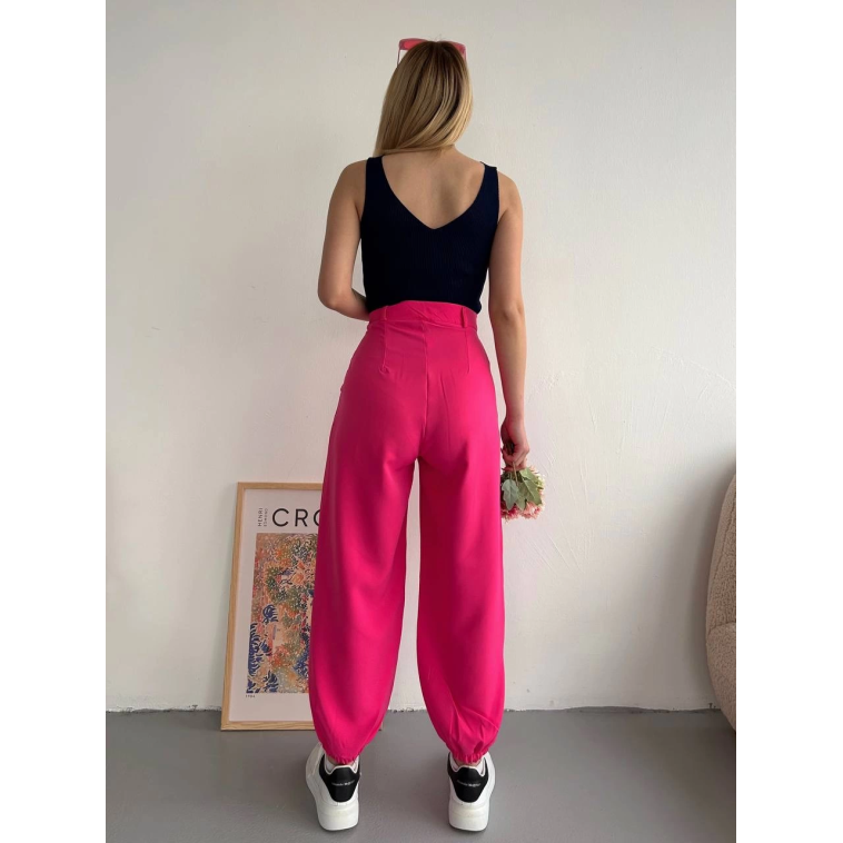 Şalvar pantolon fuşya s23202 Şalvar pantolon fuşya s23202
