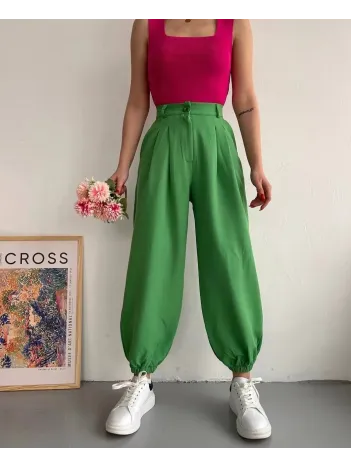 Şalvar Pantolon Yeşil S23202