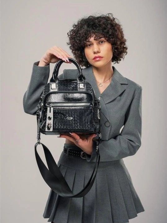 Şaty Siyah Cilt Ve Omuz Çantası Şaty Siyah Cilt Ve Omuz Çantası