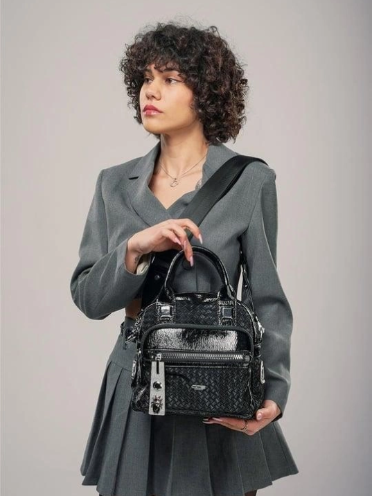 Şaty Siyah Cilt Ve Omuz Çantası Şaty Siyah Cilt Ve Omuz Çantası