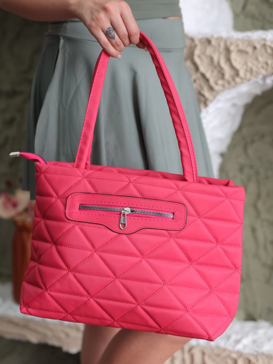 Shan Fuşya Saten Çanta Shan Fuşya Saten Çanta