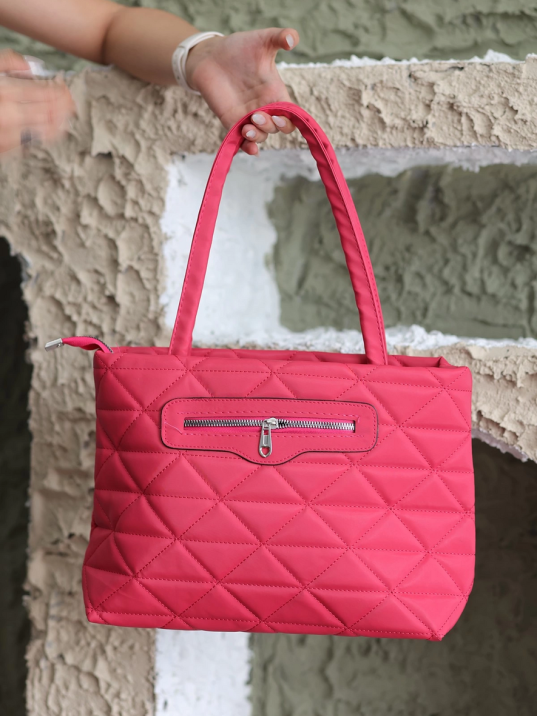 Shan Fuşya Saten Çanta Shan Fuşya Saten Çanta