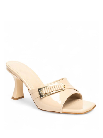 Sief Bej Rugan Topuklu Terlik Sief Bej Rugan Topuklu Terlik