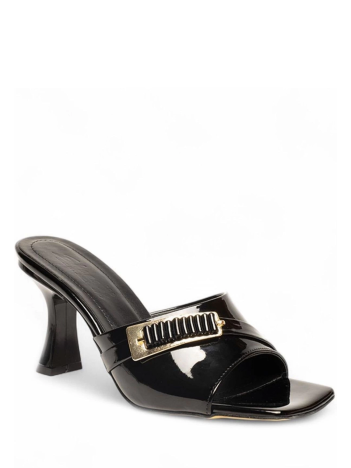 Sief Siyah Rugan Topuklu Terlik Sief Siyah Rugan Topuklu Terlik